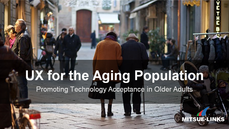 UX for the Aging Population - slide example
