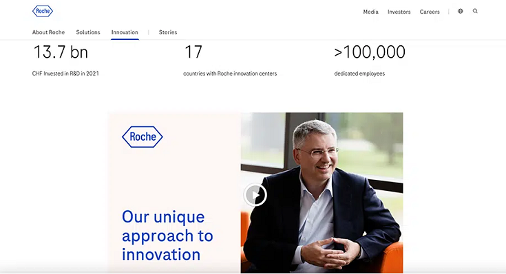 Rocheの企業サイト
