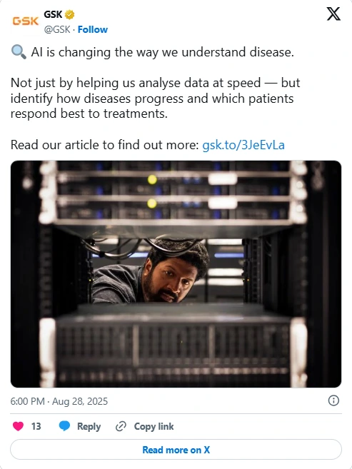 GSKのXの投稿を見る