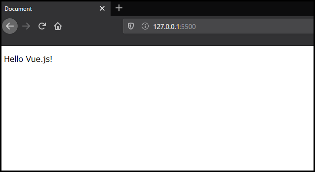 Hello Vue.js!
