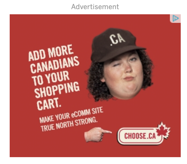 Choose.caへと誘導する広告バナー