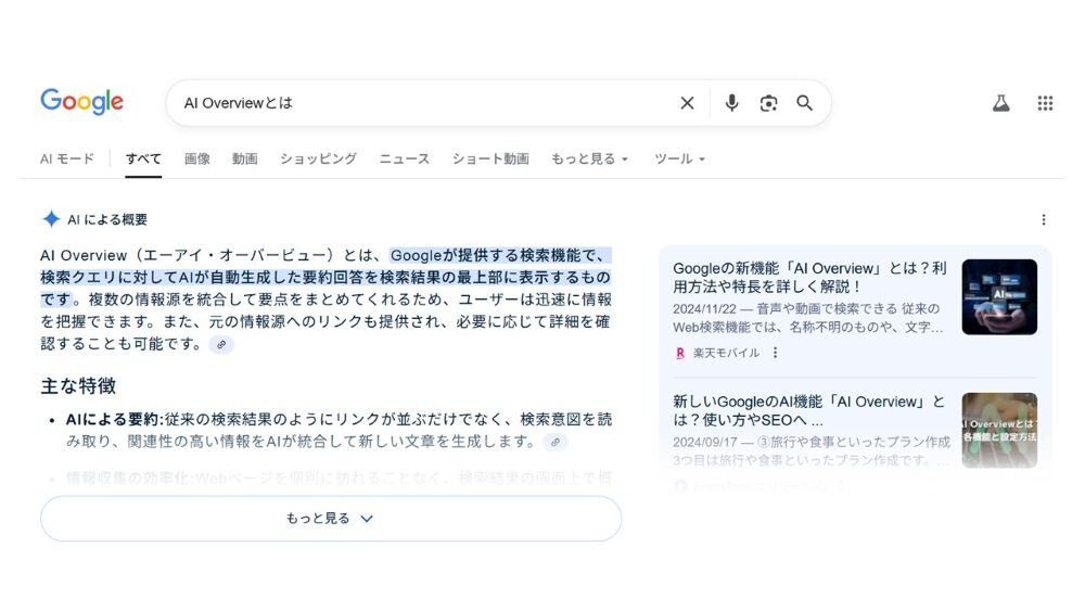 AI Overviewとは