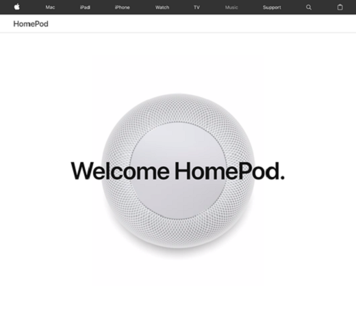 Apple社によるHomePod