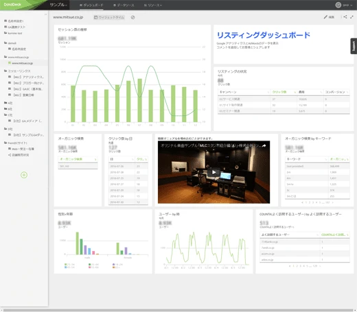 DataDeck 画面イメージ